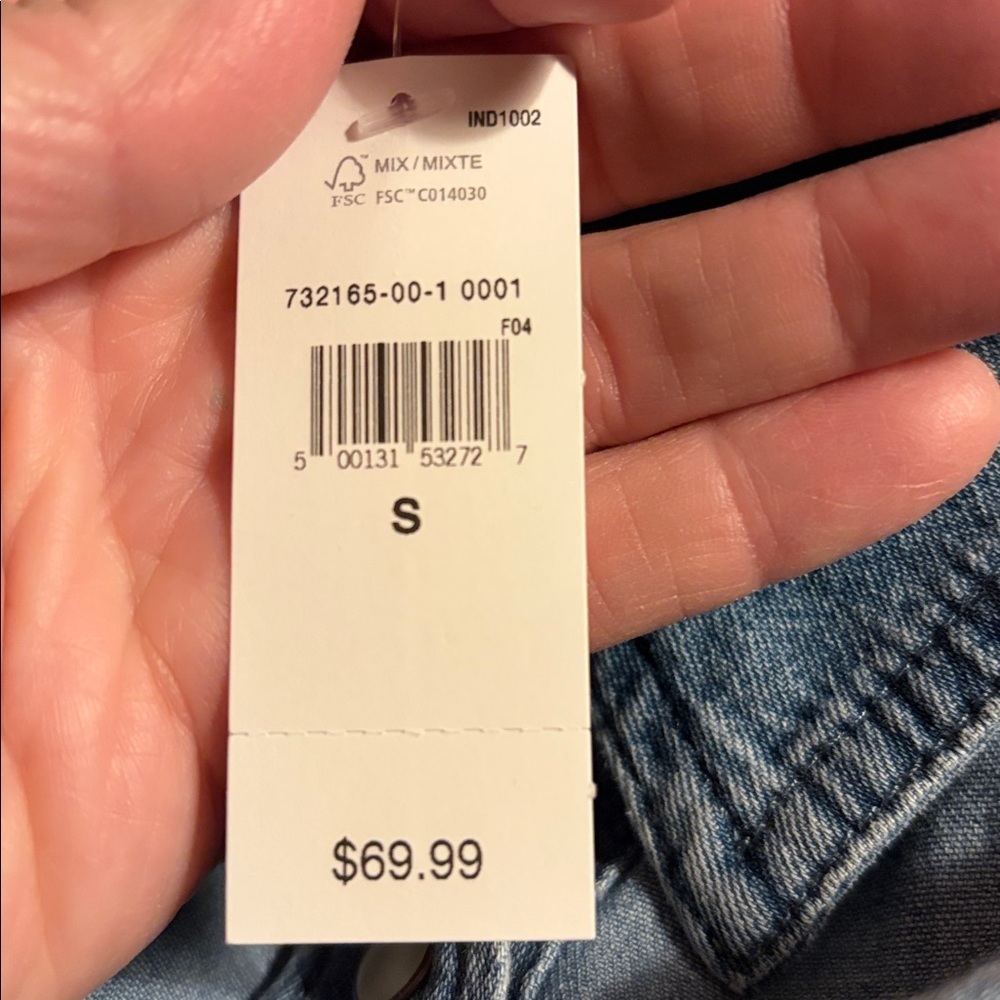 Gap Panel Denim Patchwork Western Rodeo Cropped P… - image 6